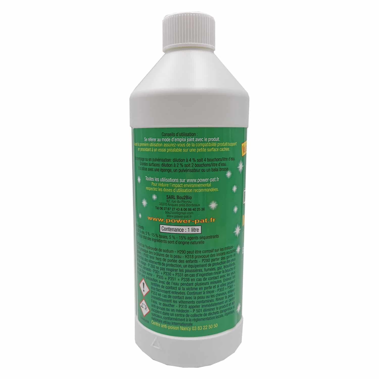 Nettoyant Dégraissant Biodégradable 1 litre POWERPAT® - Powerpat