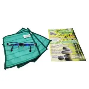 Lot de 3 Chiffonnettes pour Lunettes en microfibre dont 18% en Bambou*