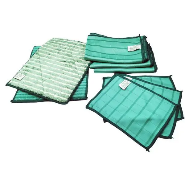 Kit microfibre "3 lingettes et 2 lavettes + 3 chiffonnettes lunettes – Image 2