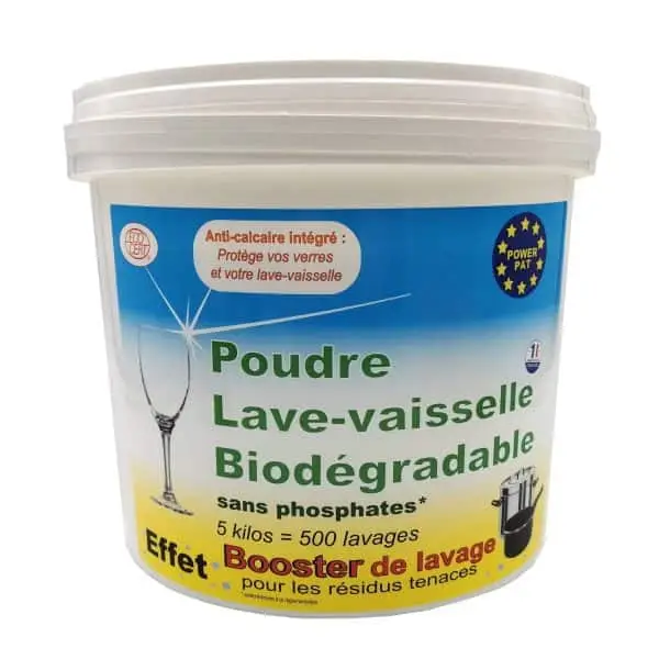 Poudre Lave Vaisselle Biodégradable 5kg POWERPAT®
