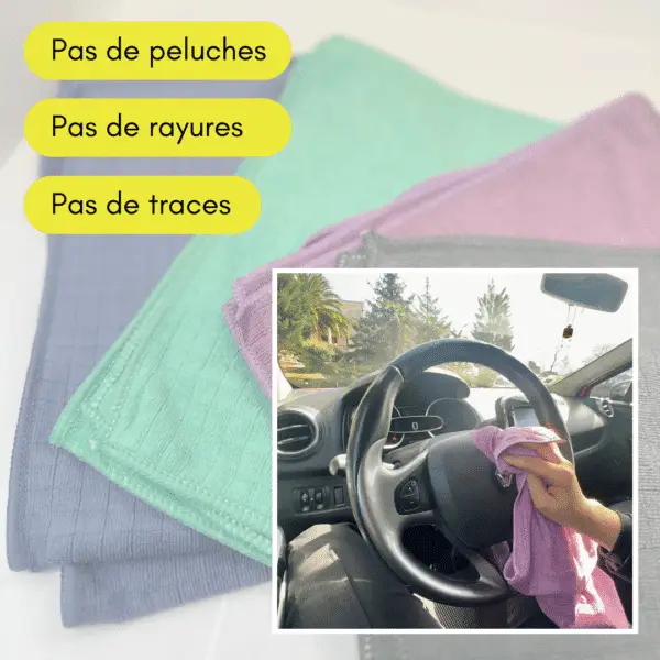 Lot de 4 torchons de cuisine en microfibre – Image 5